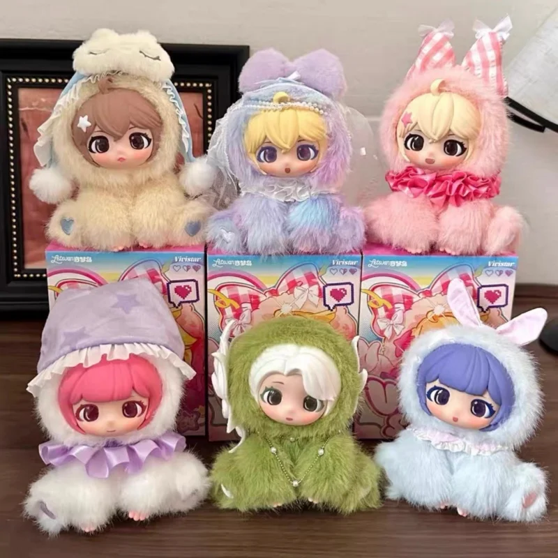 ตุ๊กตาวินิลซีรีส์ชีวิตประจำวันของวิวิสตาร์ กล่องสุ่ม ของเล่นน่ารักสำหรับเด็กหญิงและเด็กชาย ของขวัญอนิเมะ ของขวัญคริสต์มาส