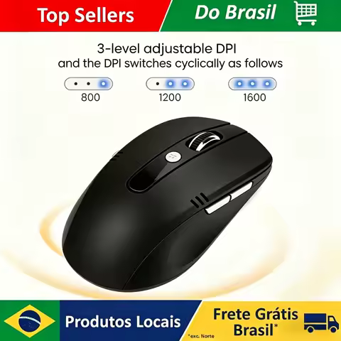 Mouse sem fio recarregável para computador, 2.4g, compatível com bluetooth, usb, silencioso, para jogos, pc, laptop, tablet