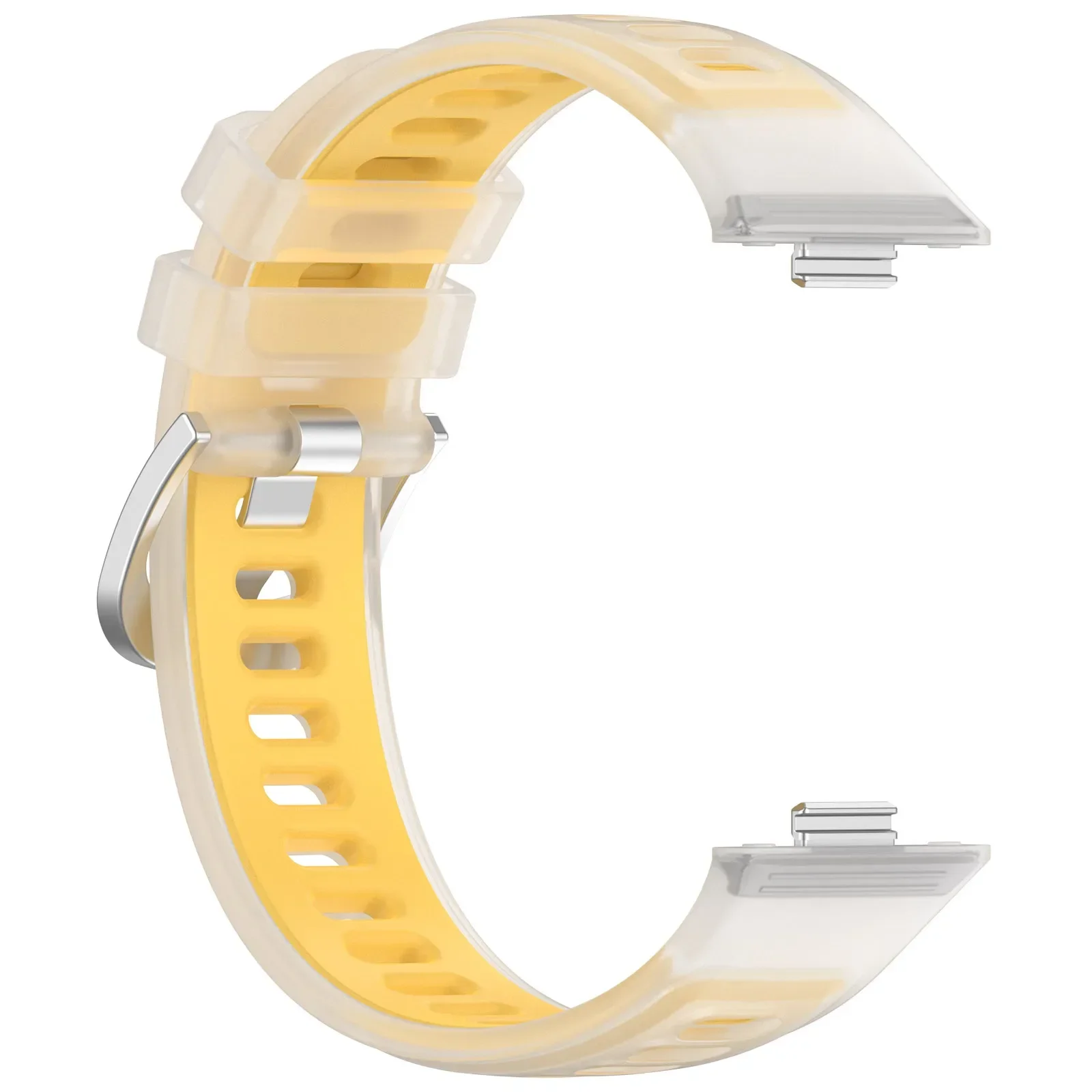 Durchscheinendes Silikonarmband für Huawei Watch Fit 5 Fit5 Pro Armband Uhrenarmband für Huawei Fit 3 4 Fit4Pro Ersatzarmband – Detail 24