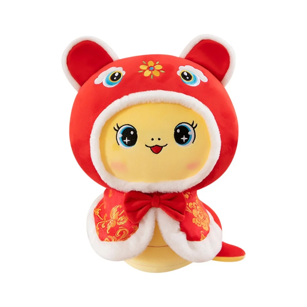 

Big Eyes Snake Year Plush Toy The God of Wealth Good Luck Wealth Snake Year Mascot Toy Soft Chinese Style