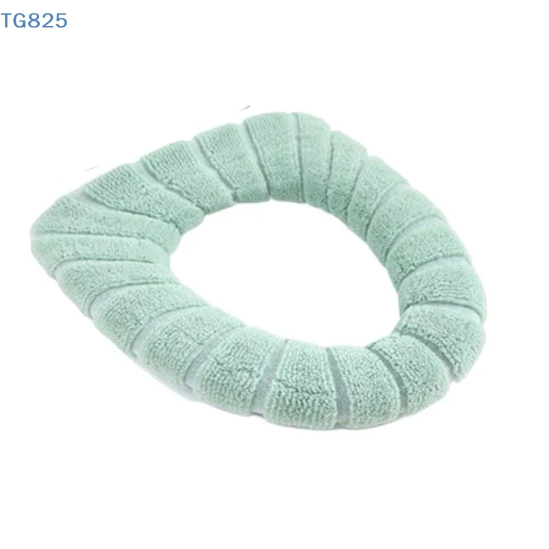 【AN】1Pcs Bathroom Toilet Seat Cover Soft Warmer Washable Mat Cover Pad Cushion Seat view 6