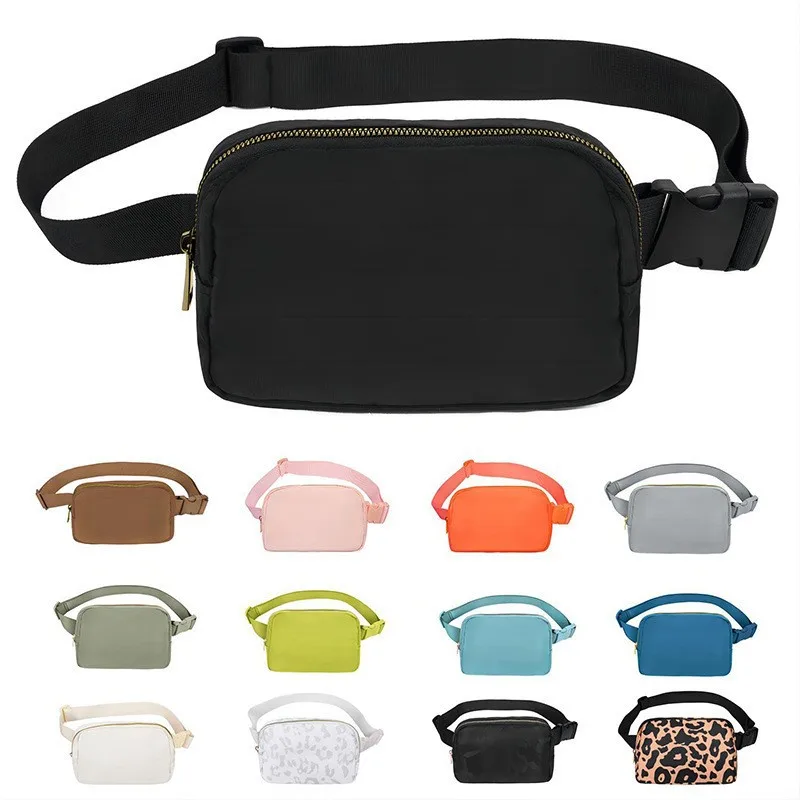 New Nylon Women's Retro Crossbody Chest Bag Large Capacity Mobile phone bag New Sports Chest Bag Multi-function Carry-on Bag