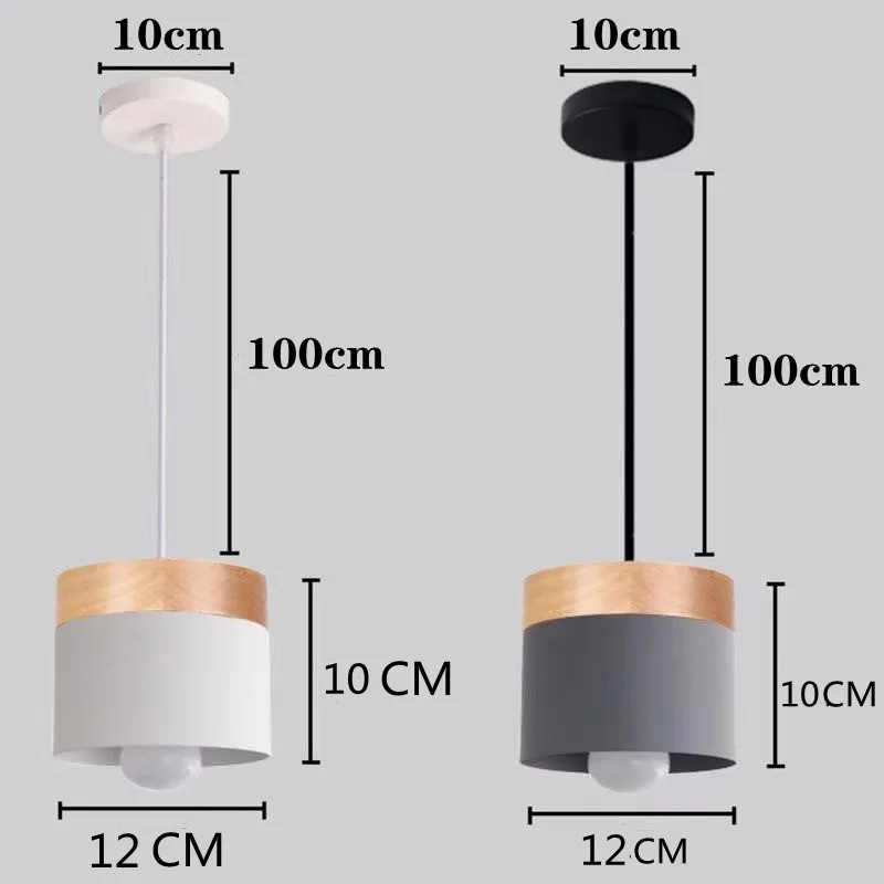Nordic Creative Modern Iron Art Corridor Light Single Head Bedroom Bedlight Macaron Small Pendant Light - view 5