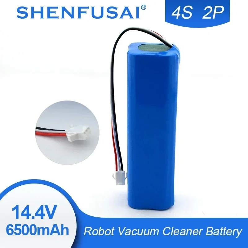 14.4V, 14.8v 4s2p, battery for vacuum cleaner robot 18650 lithium-ion rechargeable , 6800mAh, CECOTEC, CONGA 4090449046904590