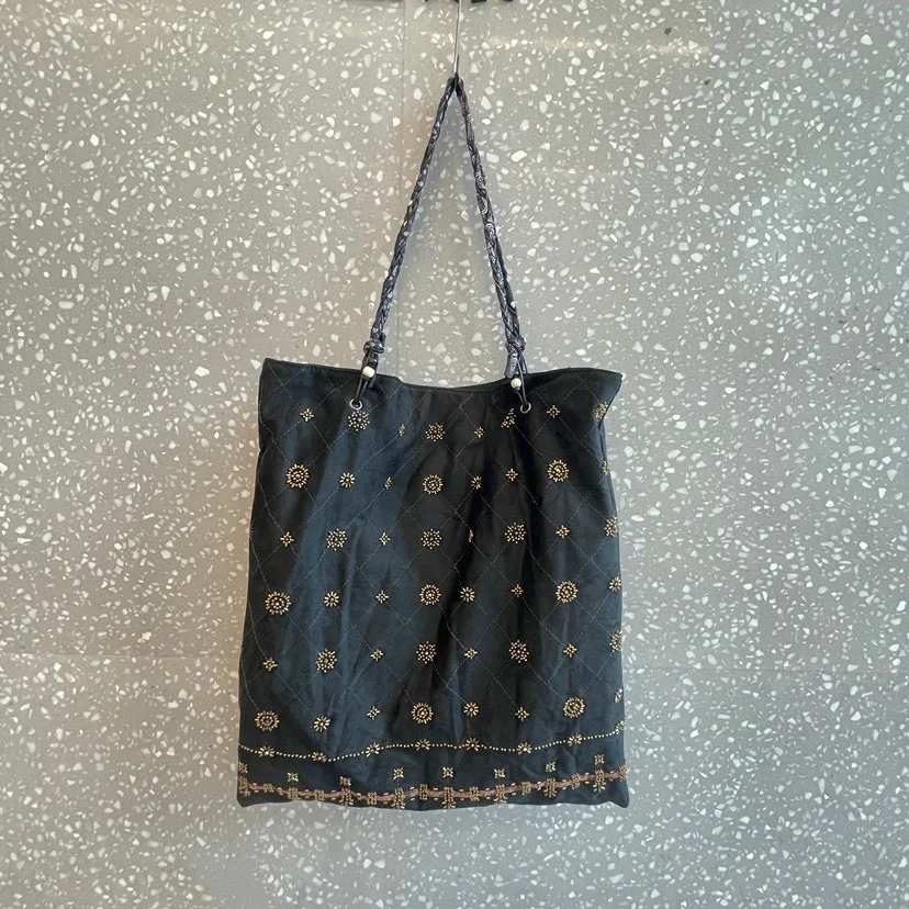 

Новая дорожная сумка в национальном стиле в стиле ретро с бисером, женская сумка на плечо с блестками, универсальная дизайнерская сумка с вышивкой