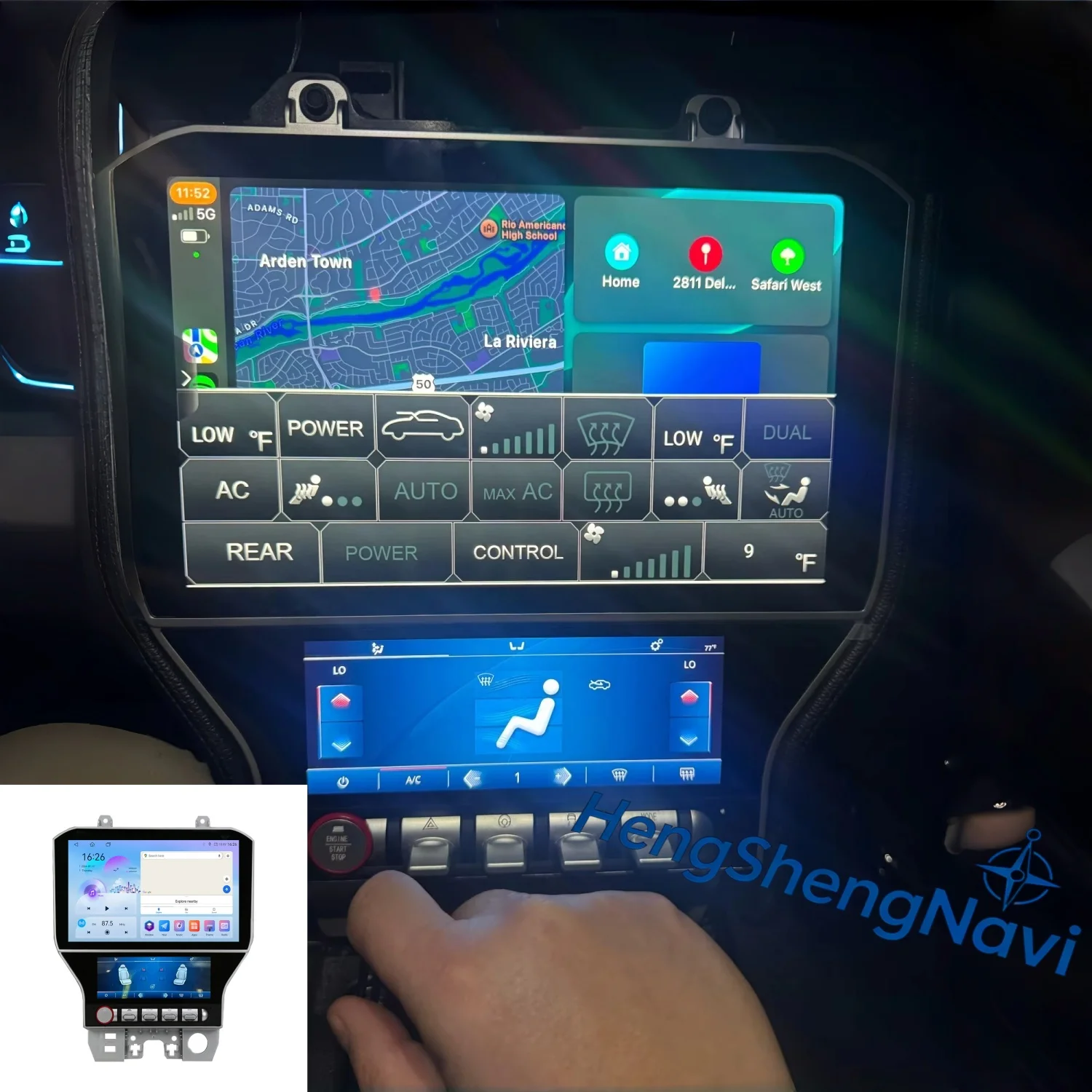 11.5“ Android Intelligent Systems Screen For Ford Mustang 2015 - 2021 Car Radio Multimedia Player Stereo Carplay 2din Head Unit