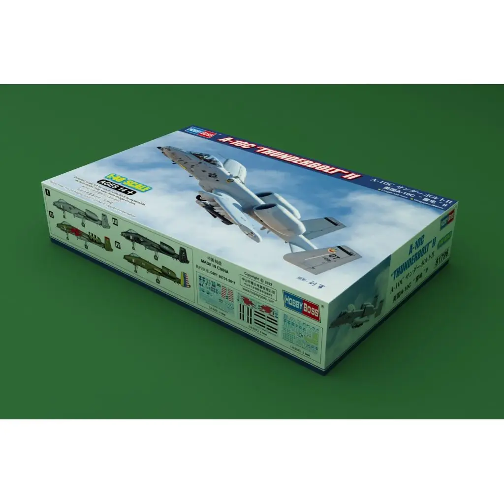 HobbyBoss 81796 1/48 A-10C “THUNDERBOLT” II - Scale Model Kit