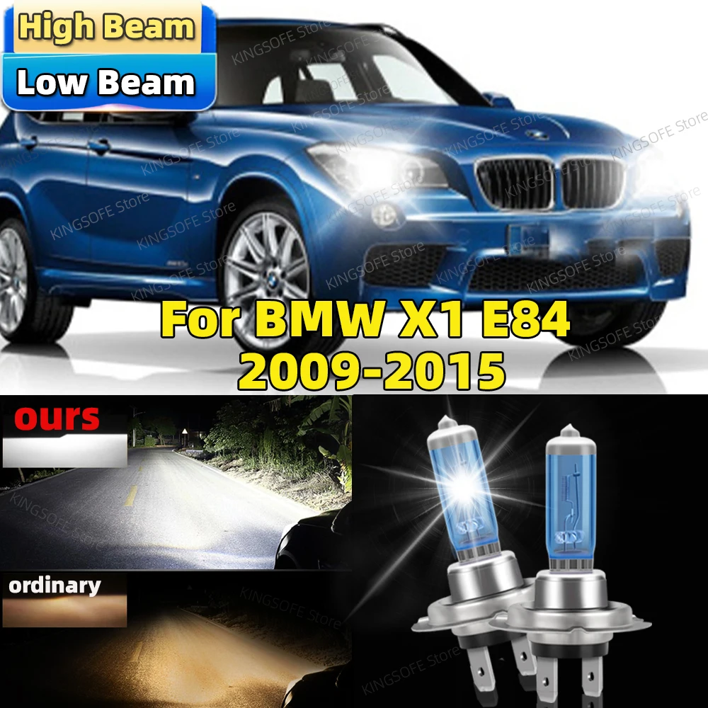 

2 шт. 100-ваттные сверхъяркие галогенные лампы для фар BMW X1 E84 2009-2015 годов, передние лампы