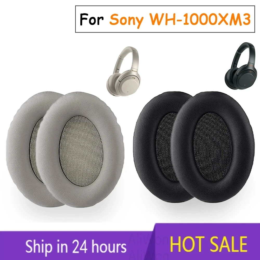 Remplacement Oreillettes En Mousse À Mémoire De Forme Oreillettes Coussin Pièces De Rechange Pour Sony WH-1000XM3 WH1000XM3 WH 1000 XM3 Casque Couverture Oreillettes
