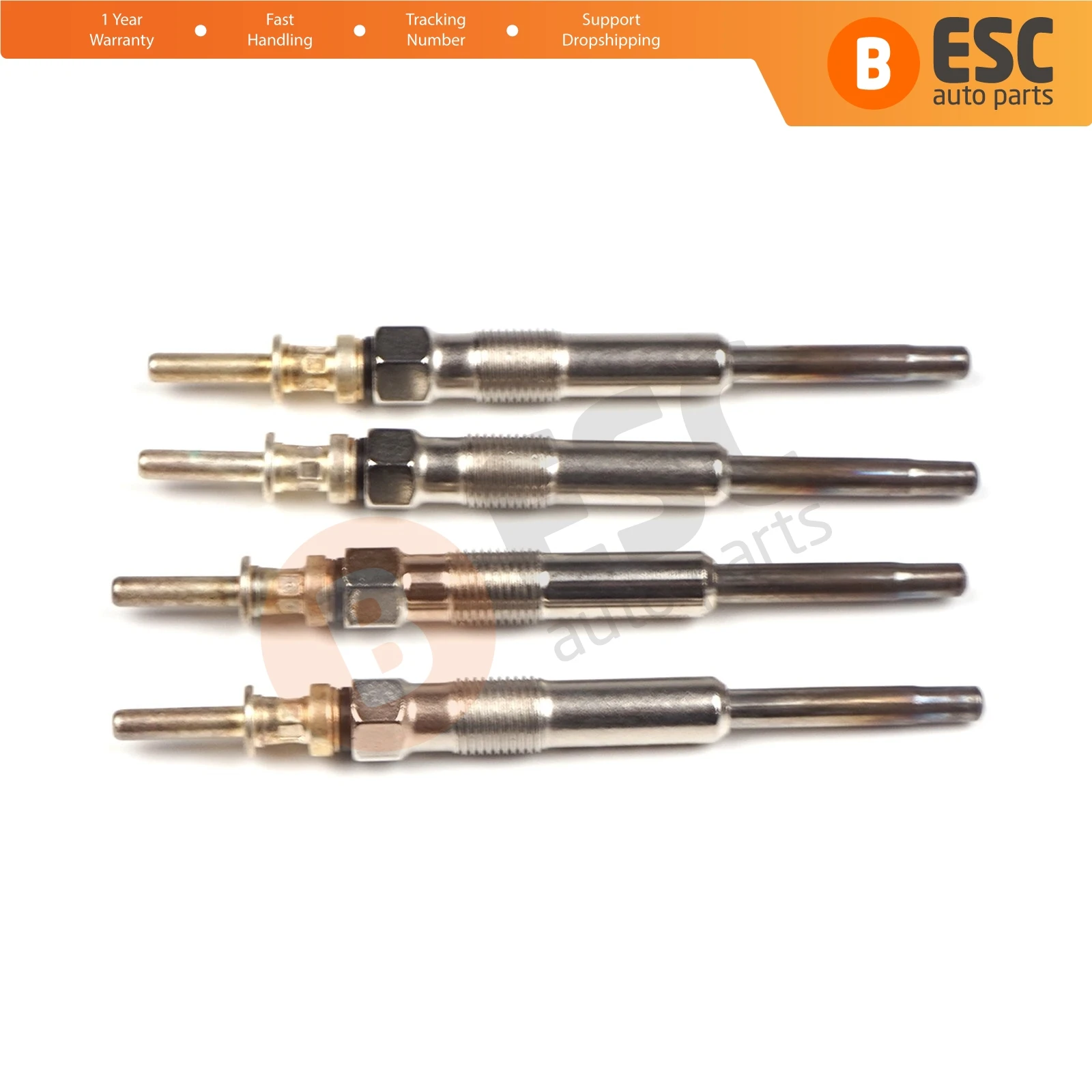 ESC Auto Parts EGP8-1 4 Pcs Heater Glow Plugs GX106, 12232248059 for Opel BMW Rover Fast Shipment Ship From Turkey