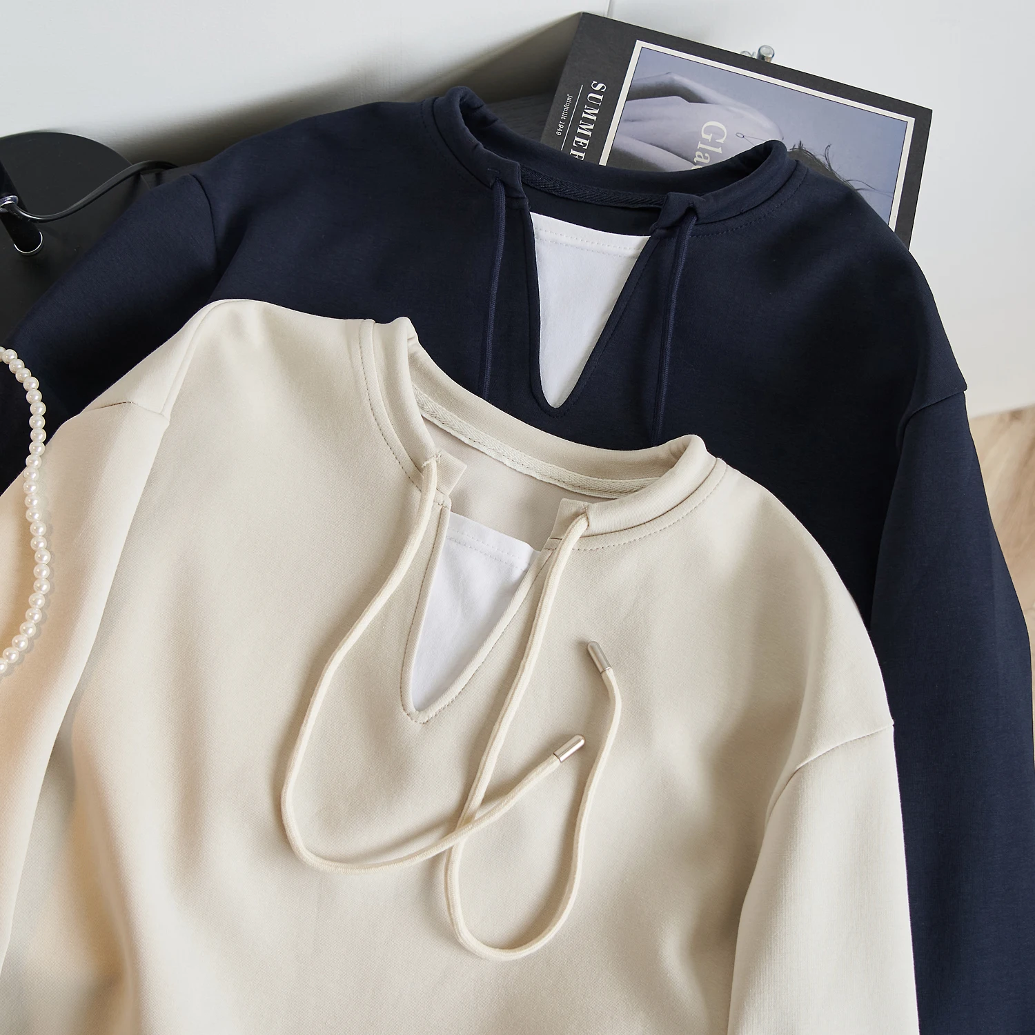 Vrouwen Losse Hoodie Mode Oversized Hoodies Casual Veelzijdige Luie Stijl Lange Mouw Sweatshirt Herfst Winter Nieuw