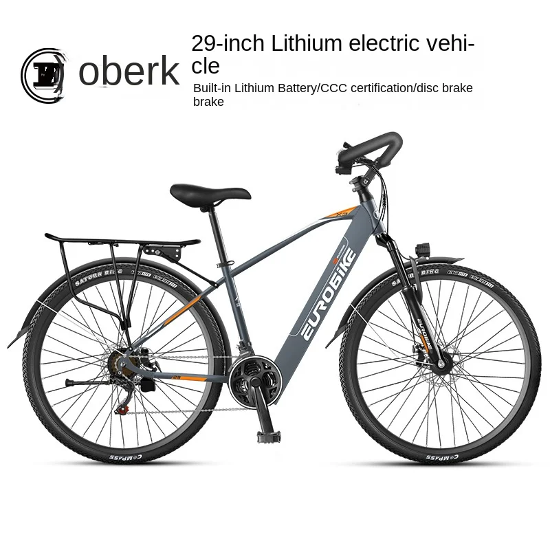 

29 inch lithium-ion electric bicycle with built-in hidden lithium-ion battery for mountain travel and all local electricvehicles