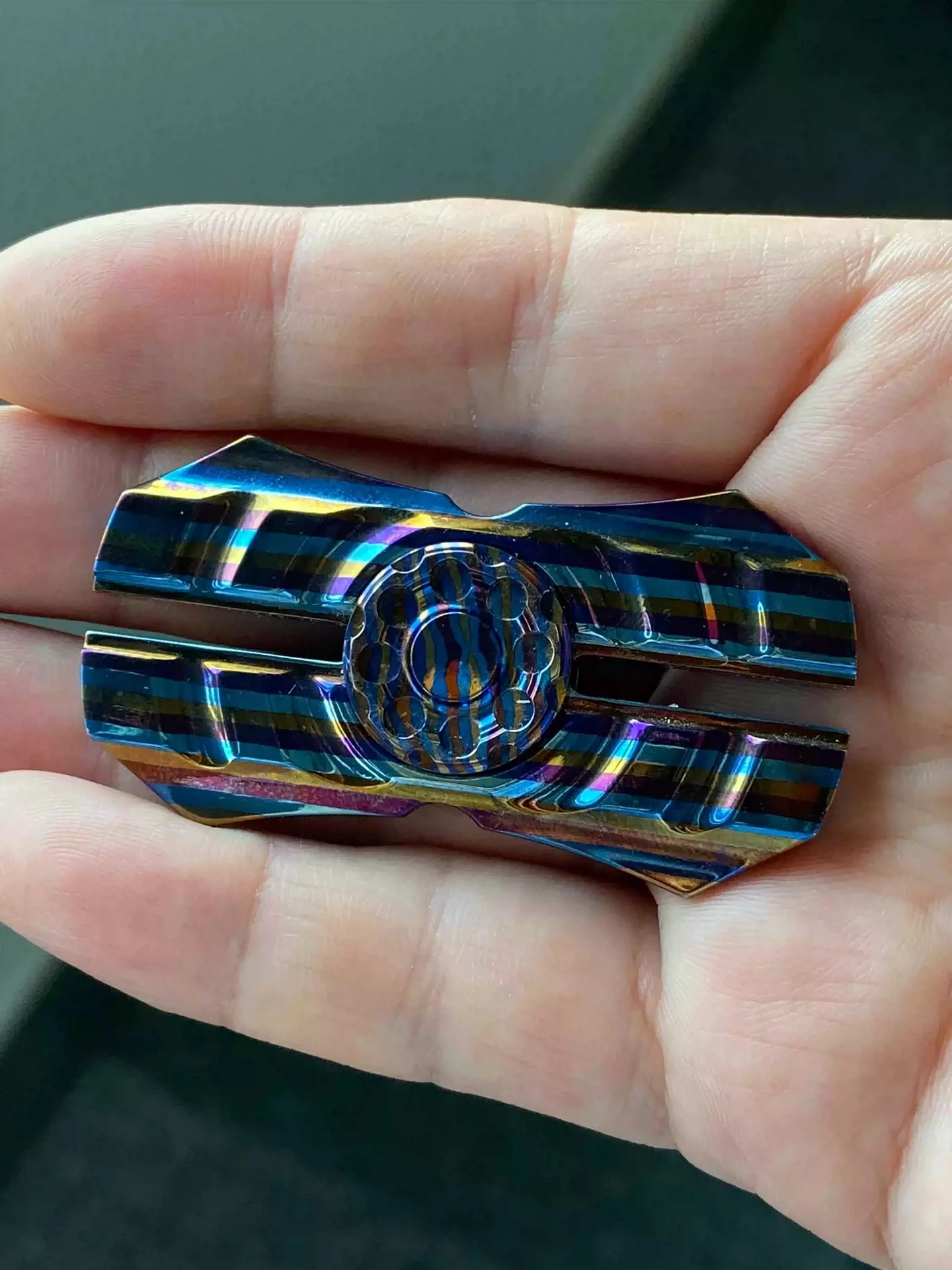 Second hand transaction Fidget spinner EDC titanium horse FP