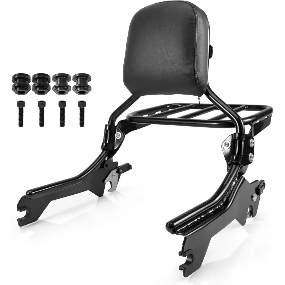 

Вертикальная стойка HoldFast Sissy Bar для FLFB, FLFBS FXBR, FXBRS, съемная спинка пассажира с спортивным багажником с док-станцией Fi