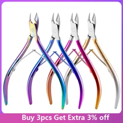 Nail Art Cuticle Nipper Scissors Stainless Steel Manicure Nail Clipper Dead Skin Remover Pedicure Eagle Beak Pliers Cutter Tool