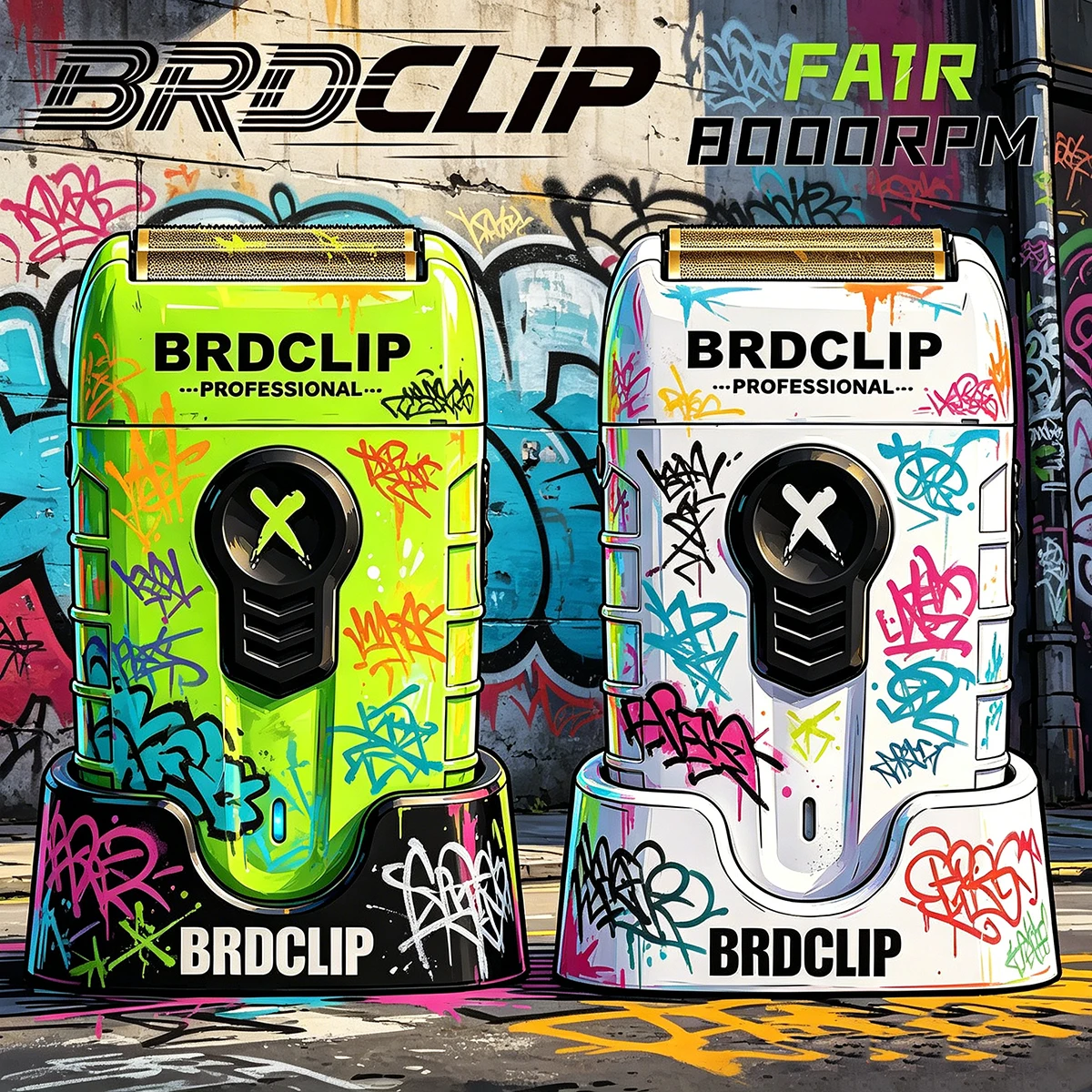 tagliacapelli-professionale-brdclip-iwhite-green-rasoio-elettrico-ad-alta-velocita-8000-giri-min-1200-mah-lame-flottanti-base-per-rasoio