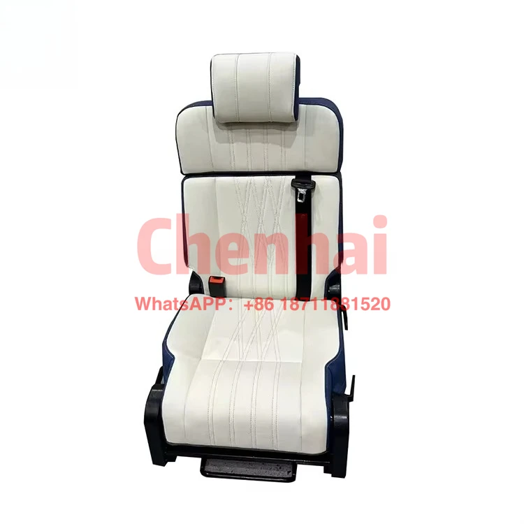 Customize Top Quality Nappa Leather RV Interior Accessory Campervan Bed Seat Customize D Camper Van Single Seat Bed For Truck Dr