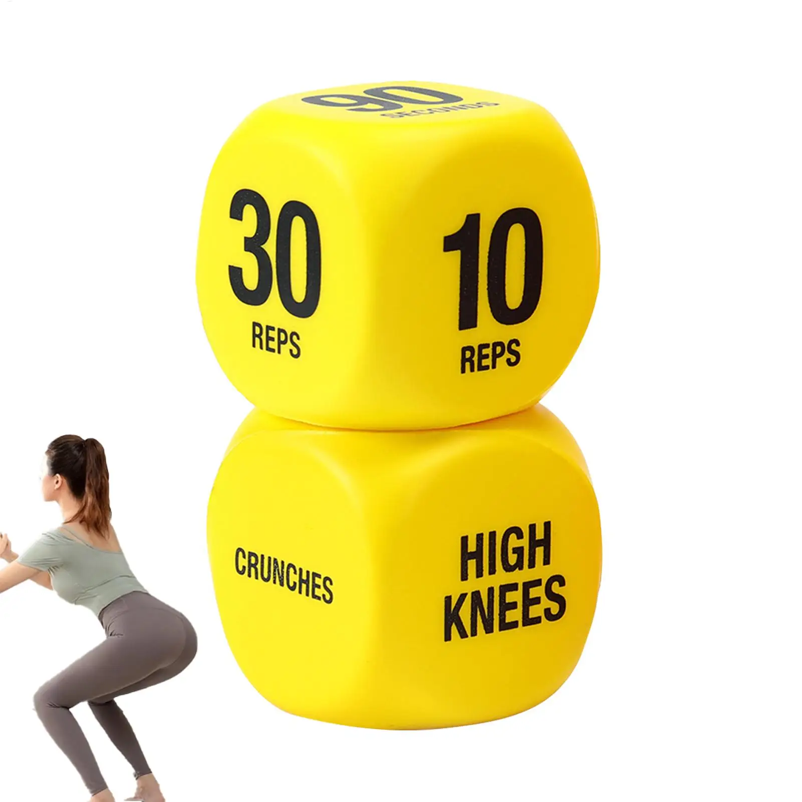 

Фитнес-кусти, 1 пара, игральные кости, оборудование для тренировок, забавное силовое тренировочное оборудование для женщин, подростков, приседаний, спорт с эффектом пуш-ап
