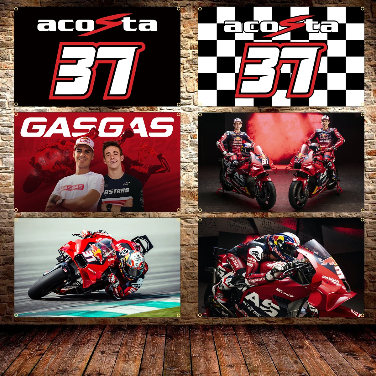 90X150CM 3x5Fts Pedro Acosta 37 Flag Polyester Digital Printed Motorcycle Racing Club Banner For Decor
