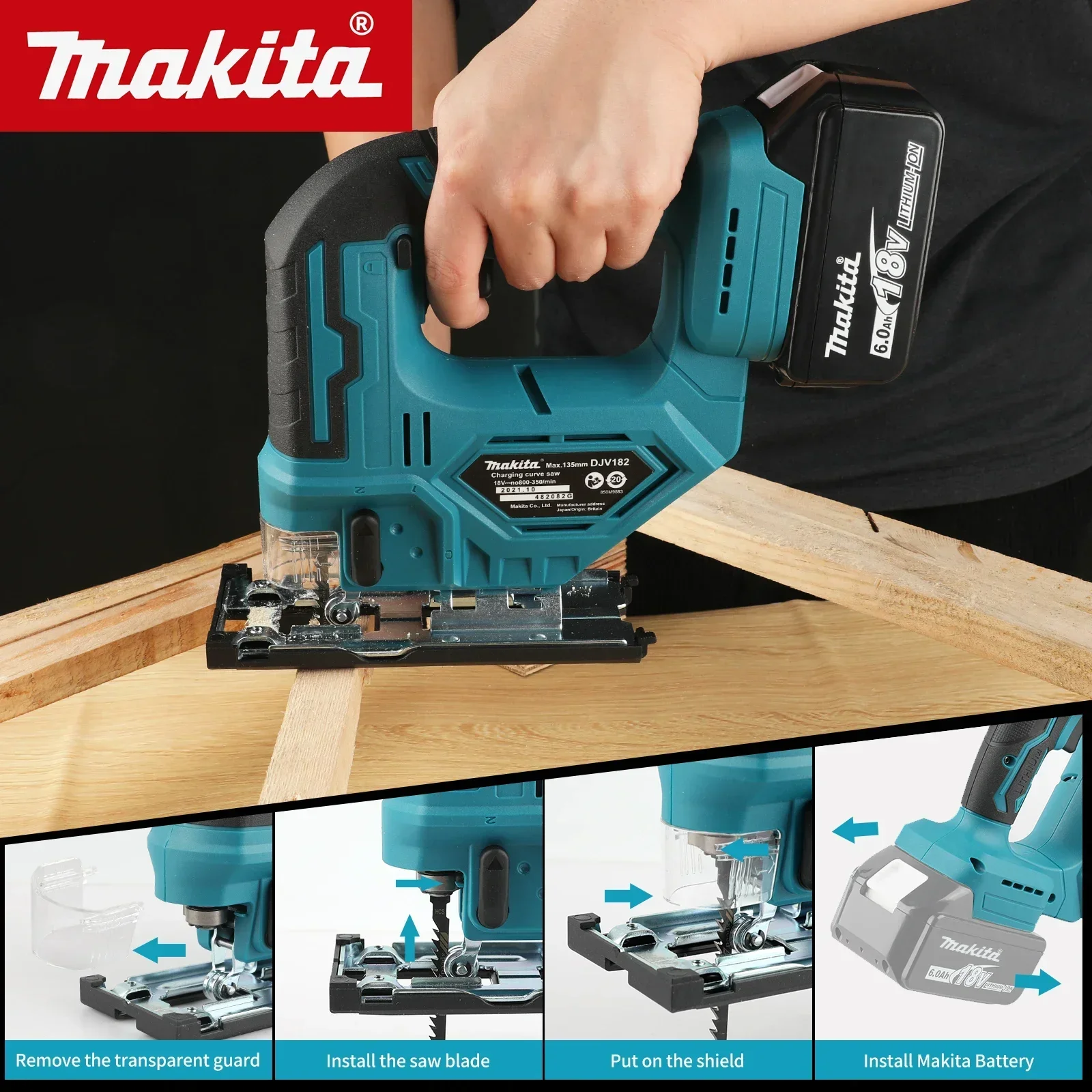 scie-a-percussion-electrique-makita-djv182z-outil-sans-fil-avec-batterie-lithium-18v-pour-la-menuiserie-rechargeable-courbe-multifonction