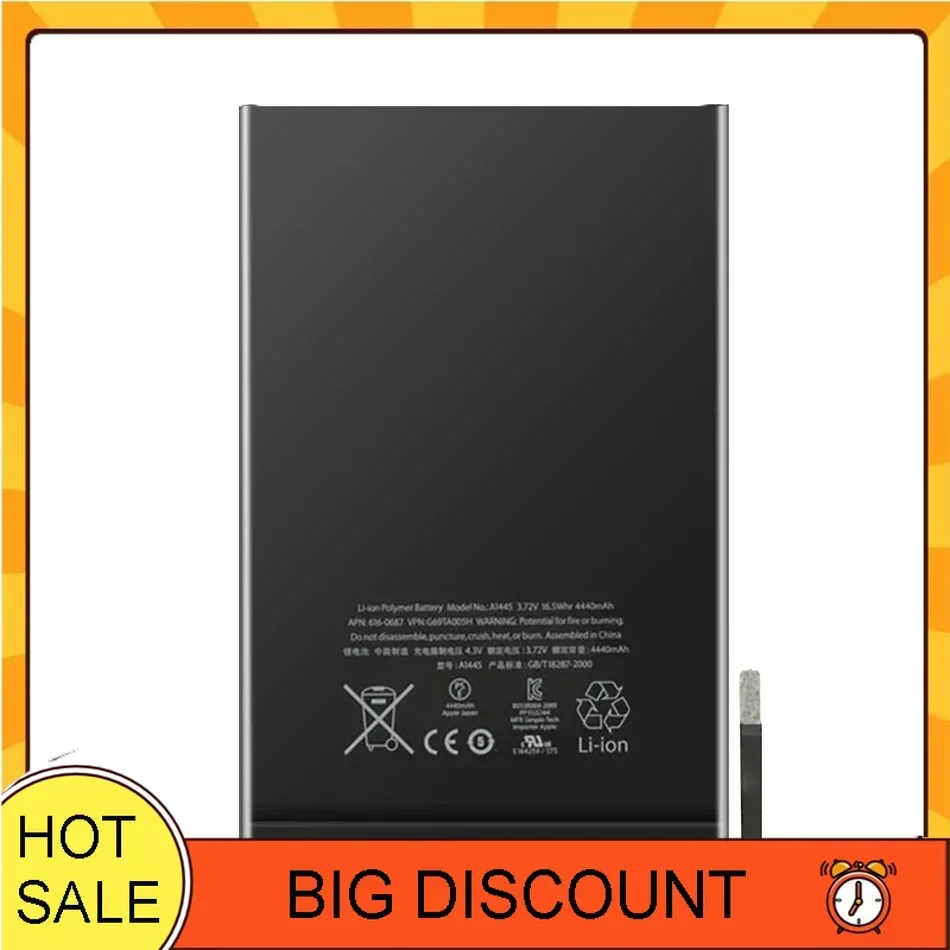 4440mAh Replacement Battery For Apple iPad mini 1 mini1 iPadmini1 A1432 A1445 A1454 A1455