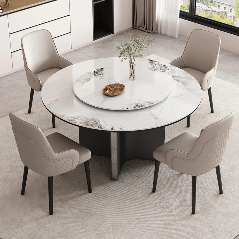 Waterproof Luxury Dining Table Nordic 8 People Flower Minimalist Dining Table 4 Chairs Muebles De Cocina Home Accessories