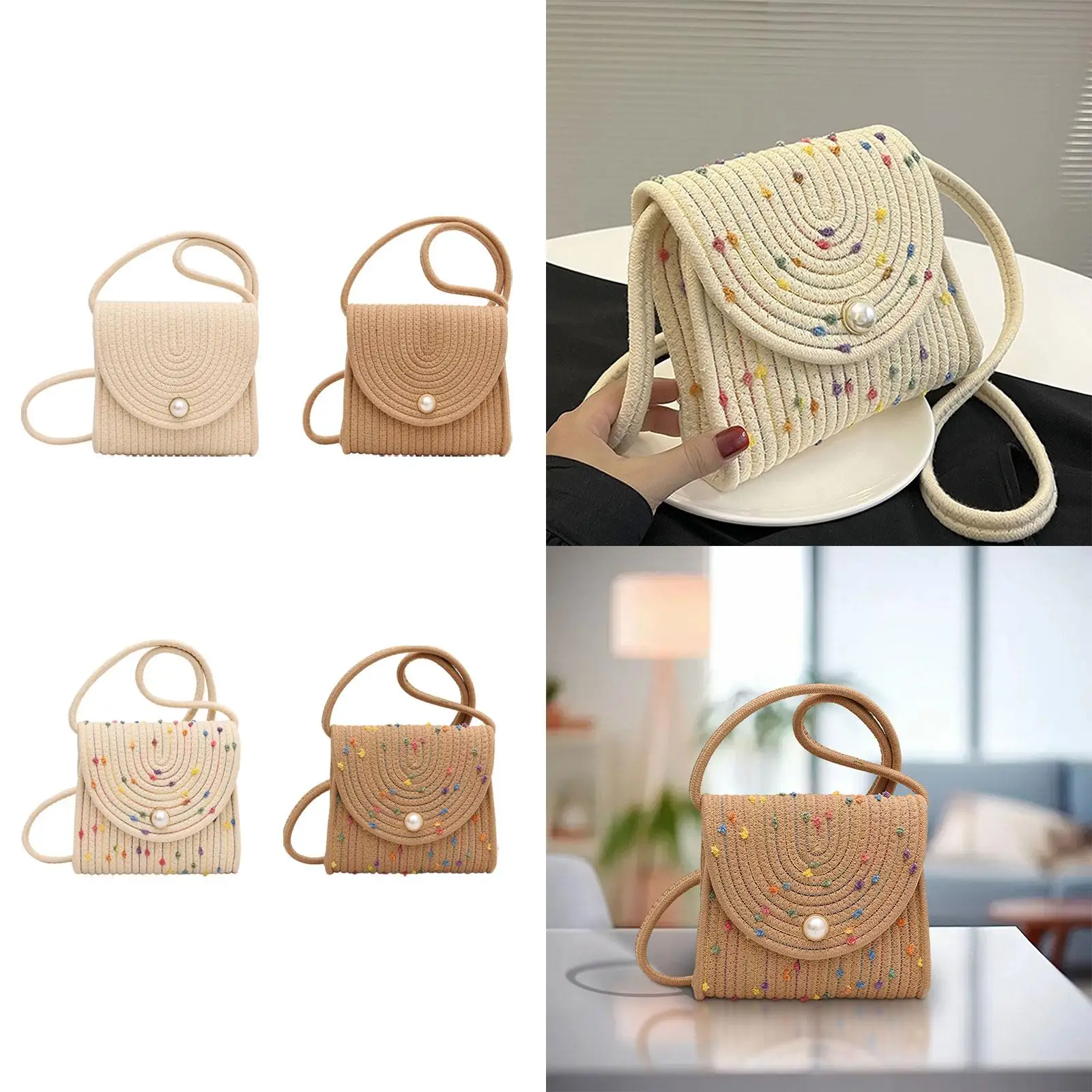 Bolsa Crossbody portátil para mulheres, Beach Tote, ao ar livre, primavera, verão