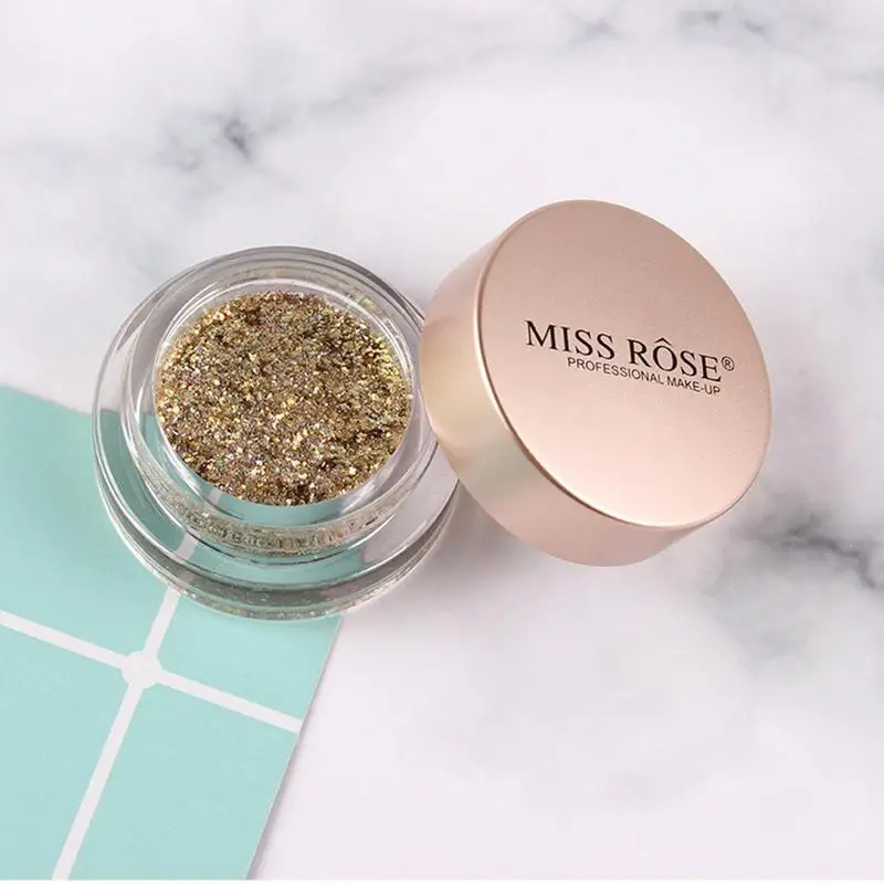 1pcs Shimmer Eye Shadow Powder Makeup Pigment Waterproof Glitter Eyeshadow 3D Metallic Eyes Powder Cosmetics