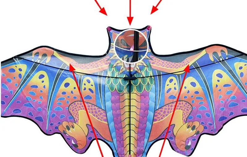 6pcs/lot dragon kite wholesale toys fly kites children kite factory weifang eagle kite drachen steigen volantin kitesurf trompo