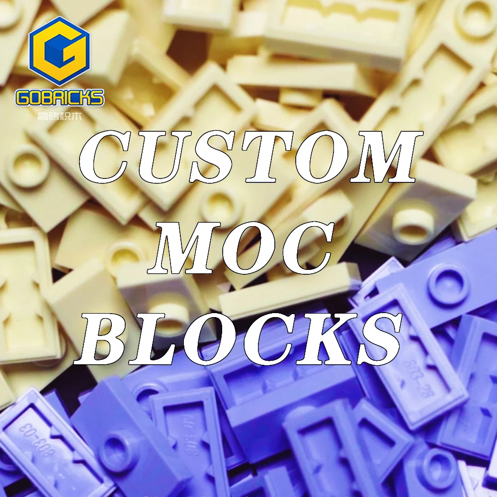 Gobricks-bloques de construcción Moc personalizables para adultos, Juguetes DIY, bloques de construcción creativos, juegos de modelos de construcción, parte con Partlist CSV XLS XLSX Mode