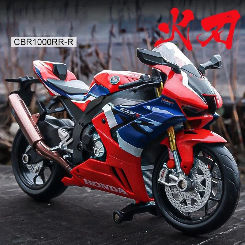 1/12 HONDA CBR1000RR-R Fireblade SP Die Cast Motorcycle Model Toy Car Collection Autobike Shork-Absorber Off Road Autocycle Toy