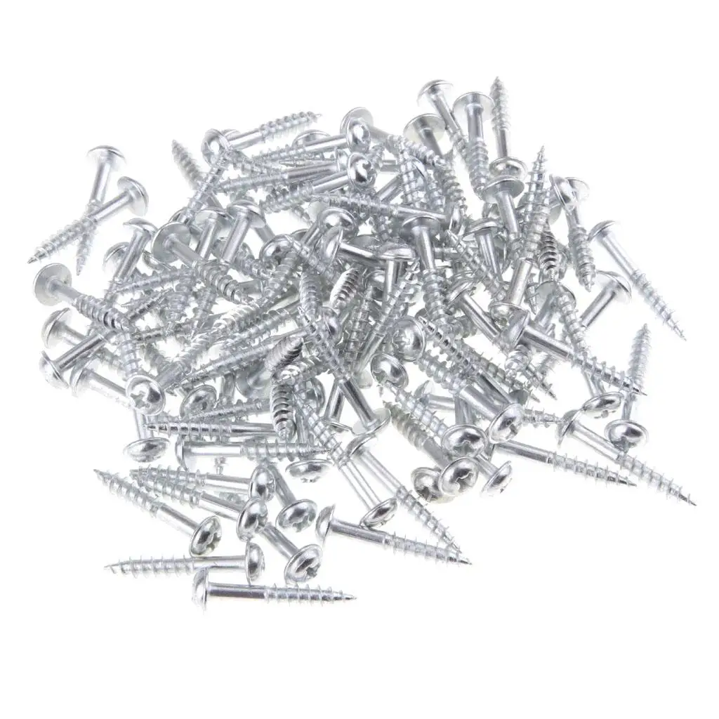 2-6 Pak 100Pcs Hoge Sterkte Gat Schuine Zelftappende Schroef Voor Zak Gat Jig