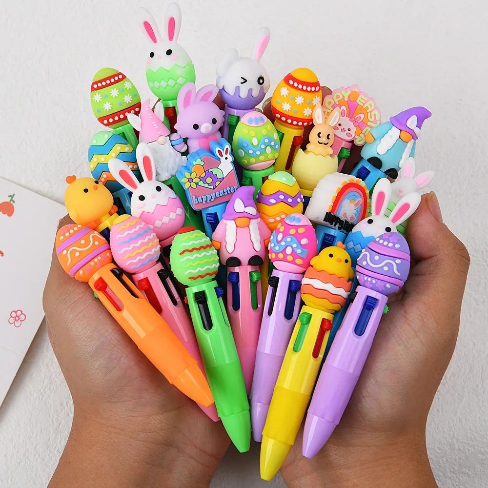 5–30 Stück Cartoon-Oster-Themen-Stifte in vier Farben, Ostern, Karneval, Party, Geburtstag, Hochzeit, Schule, Kindergarten, Geschenk, Preis, Korbfüller