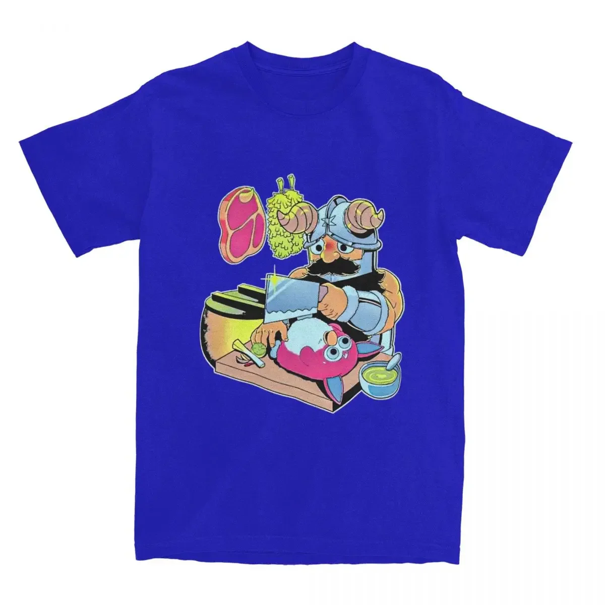 Cotton Harajuku Tshirt For Adult Short Sleeves Tops Senshi Anime Dungeon Meshi T-Shirt Beach Delicious In Dungeon Y2K T-Shirts