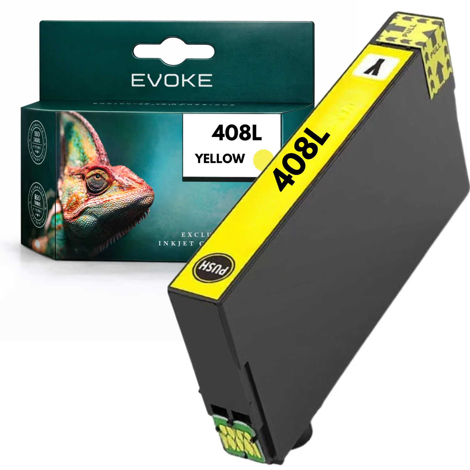 Evoke Compatibele Inkt voor Epson 408L T09K440 Geel Workforcepro Wf-C4810Dtw