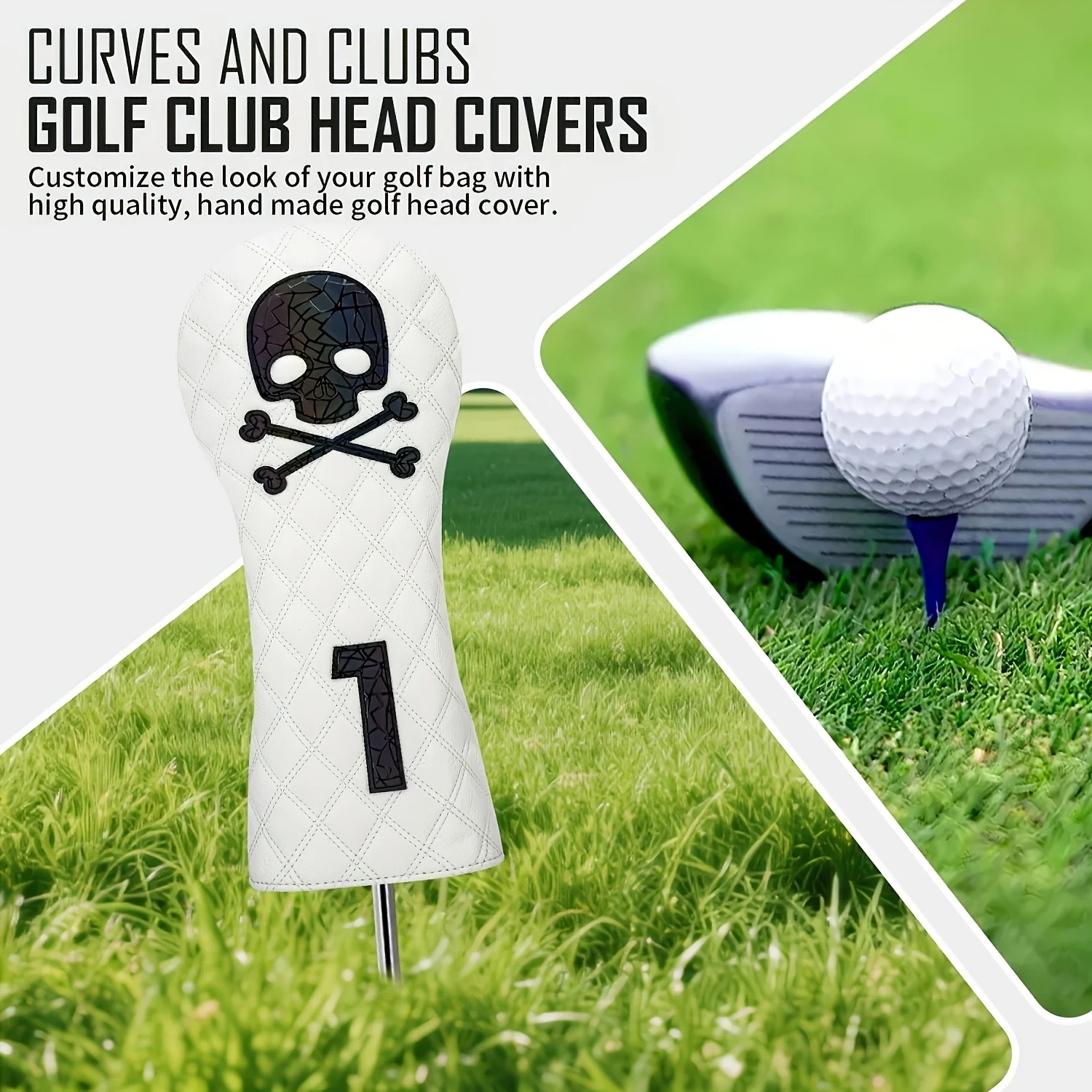1個/3個入りゴルフヘッドカバー - ドライバー/フェアウェ - Headcover Driver のレビューと価格