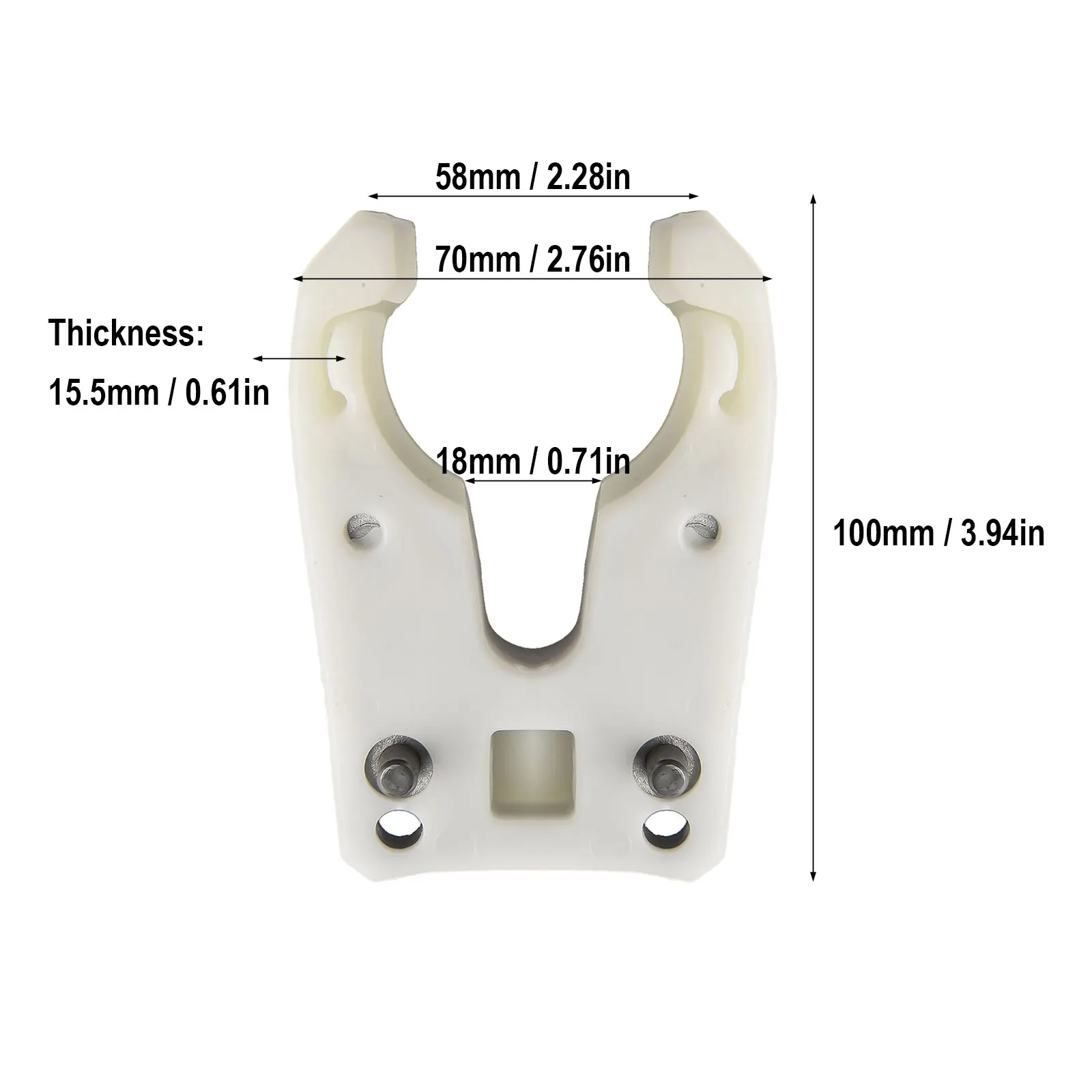 Clip ISO30 Tool Holder Clamp Industrial Cradle Flame Proof High Precision Claw High-Temperature Resistant Iron+ABS