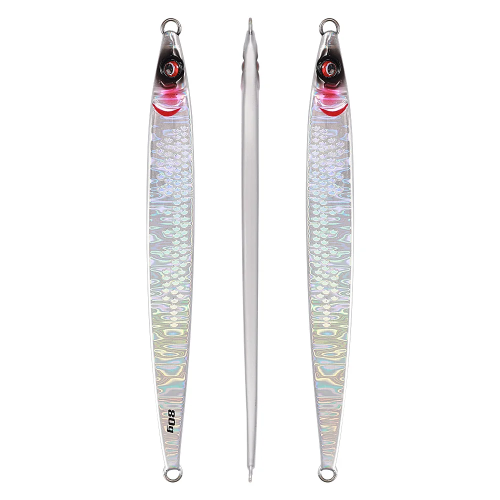 JIGGING PRO JIGGINGPRO 40g 60g 80g 100g Sardinen-Slider Jigging-Köder UV-Beschichtung Weitwurf-Metall-Jig Angelköder Meeresfischerei-Jigs 3