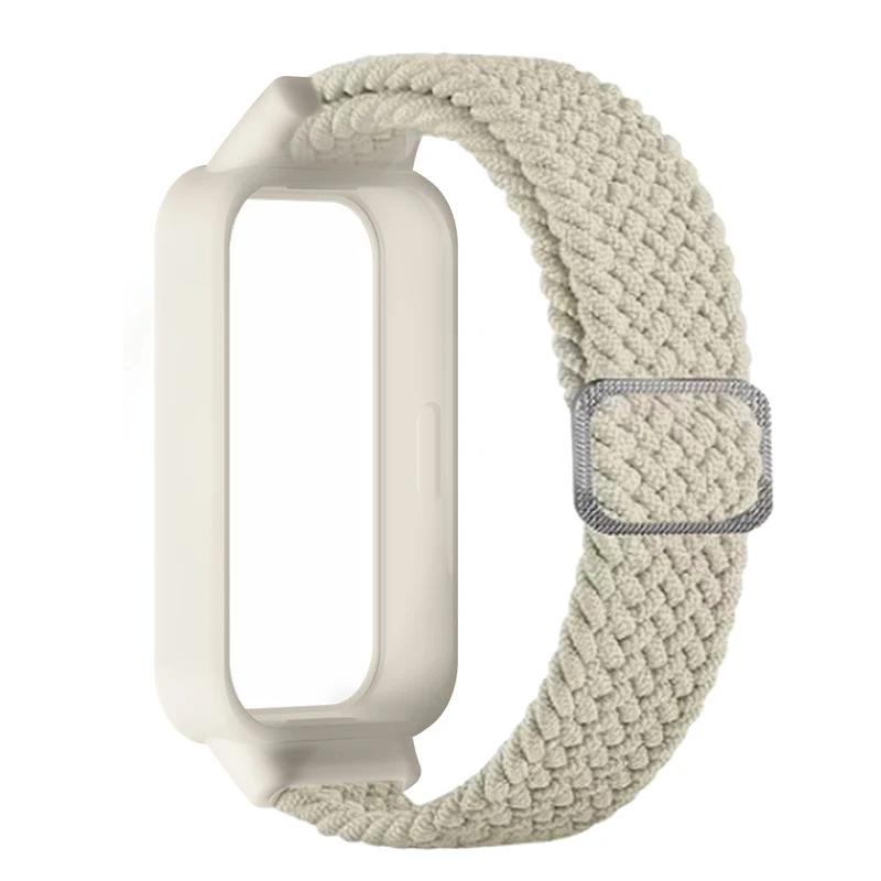 Ersatzarmband für Xiaomi Smart Band 9 Active, Nylon-Geflechtarmband, Uhrenarmband, Gürtel für Redmi Smart Band 3, Armband, Correa – Detail 16