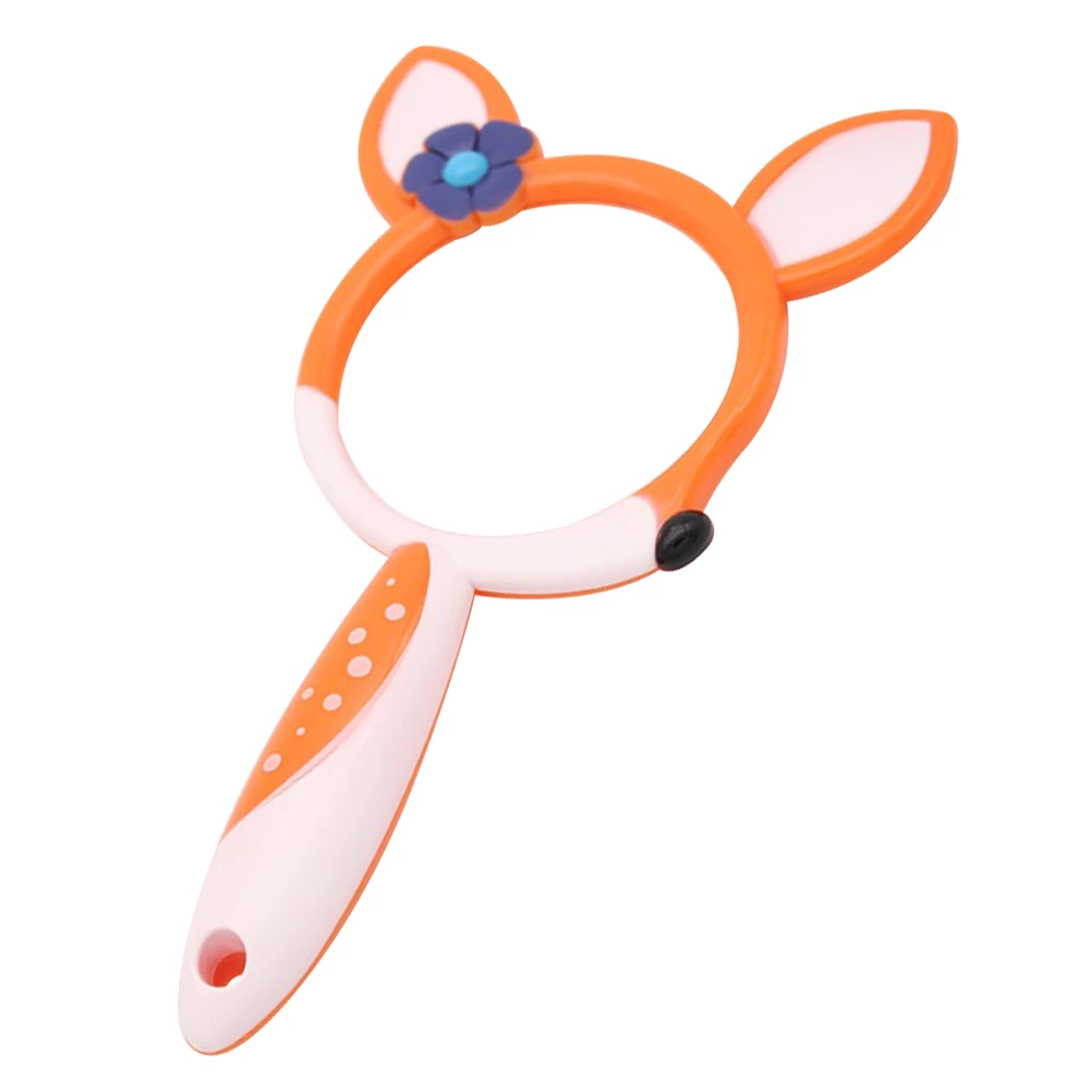 

Magnifying Glass Deer Design Durable Acrylic Lens Portable Simple Magnifier For Students Science Mini Handheld Glass Random