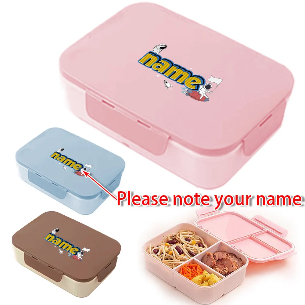 

Customized Name Lunch Organizer Case With Lid Bento Case Lunch Box Leakproof Portable Storage Freshness Preservation DIY Camping