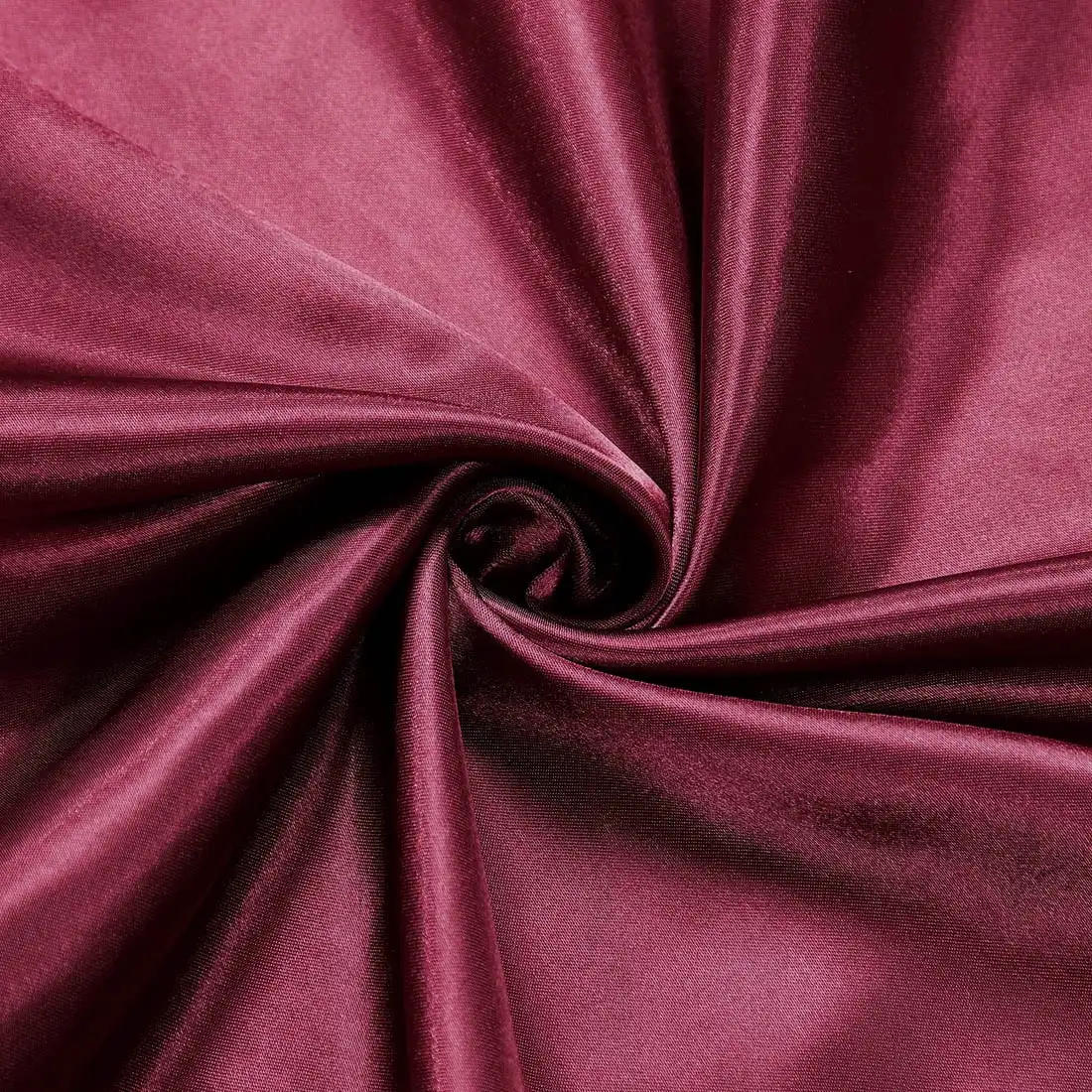 4 Pack Satin Pillowcases with Envelope Closure Burgundy Standard