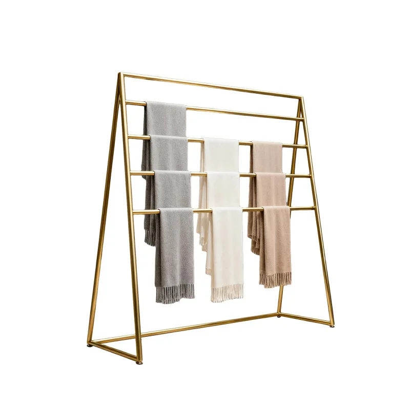 custom.Custom wire ribbon display stand Flower shop floor-standing ribbon storage rack Scarf display stand High-quality scarf di
