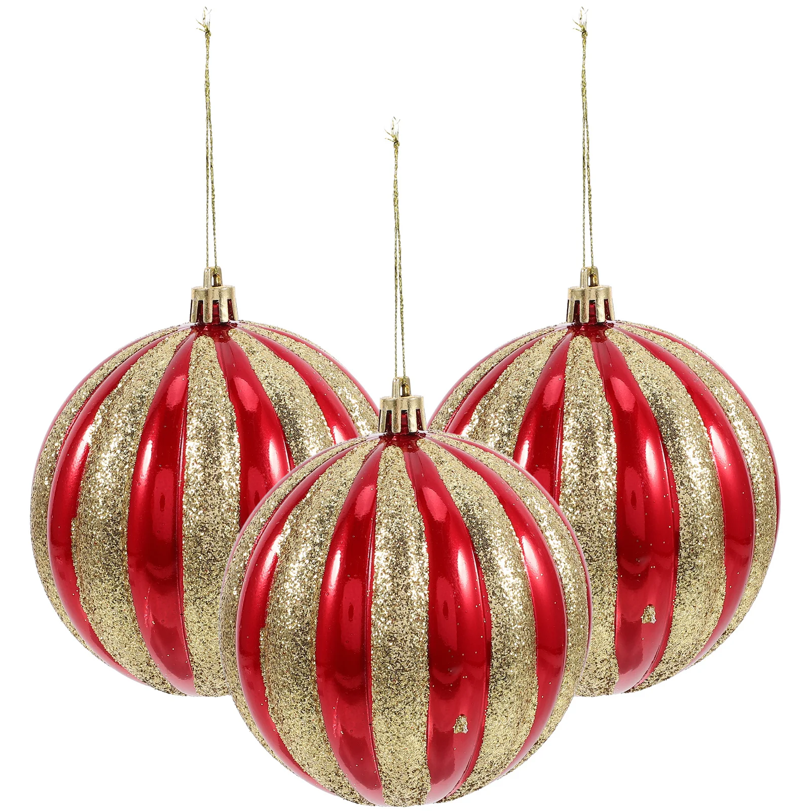 

Christmas Balls Colorful Shatterproof Ornaments Finial Plastic Decorative Pendant