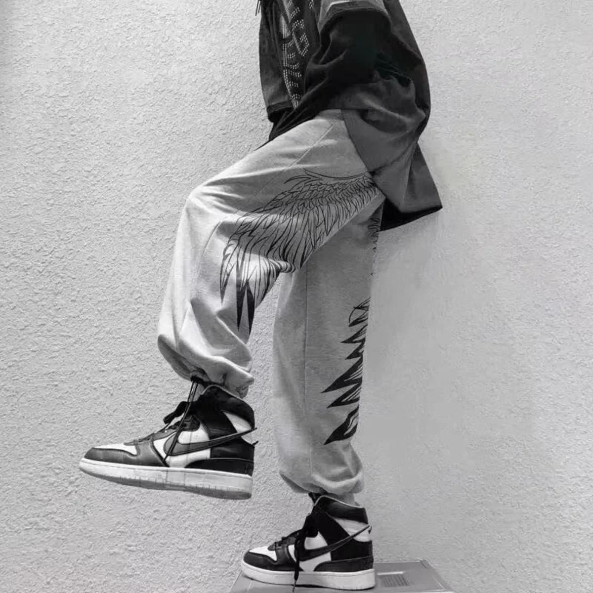 

Summer New Fashion Men's Joggers Streetwear Sweatpants Casual Originality Printing Sweat Pants Loose Long Trend Streetwear