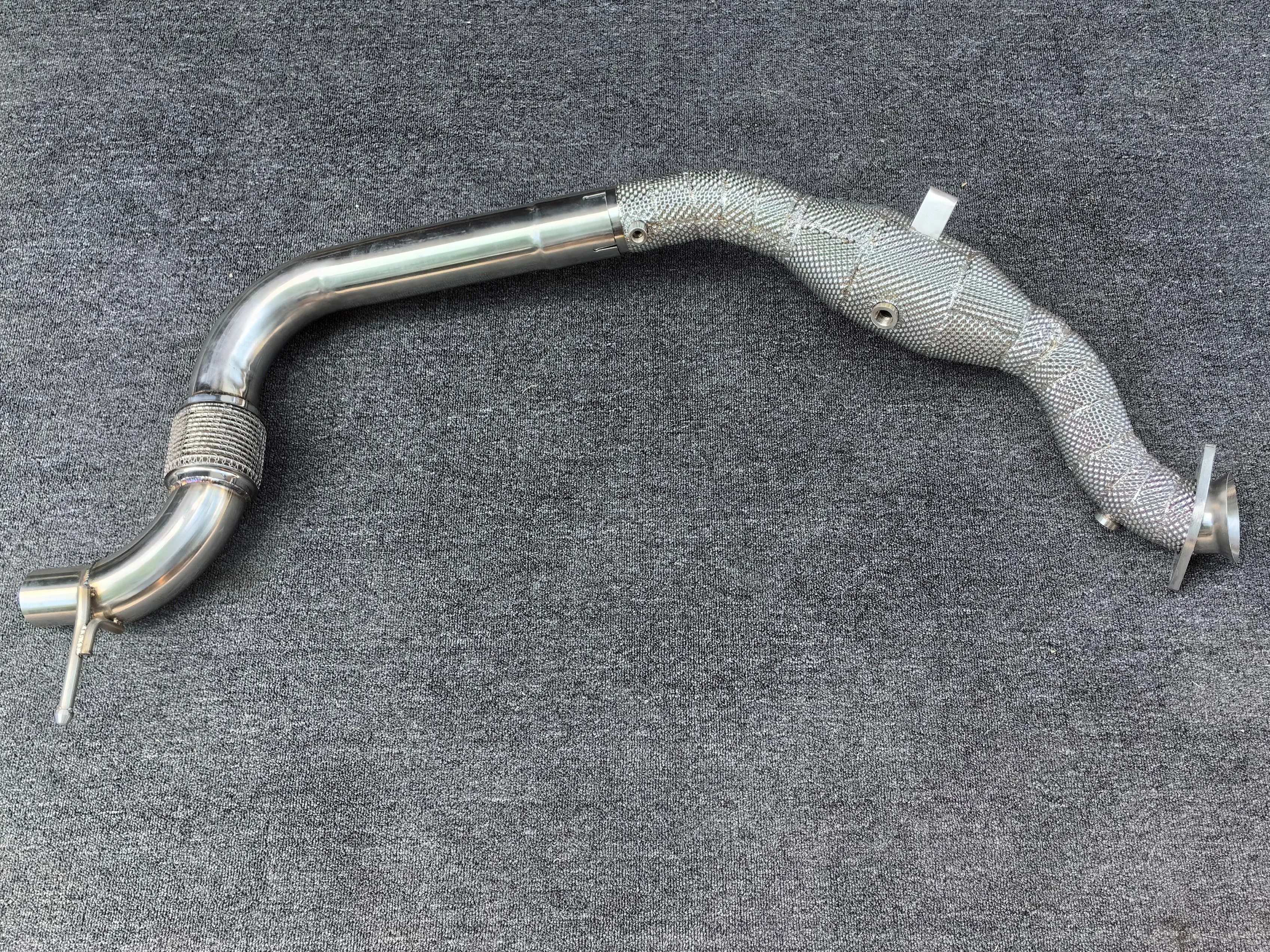ACE Hochleistungs-Downpipe für Ford Mustang 2.3T 2013-2018, Downpipe-Krümmer aus Edelstahl, Hochleistungs-Auspuffrohr – Detail 10