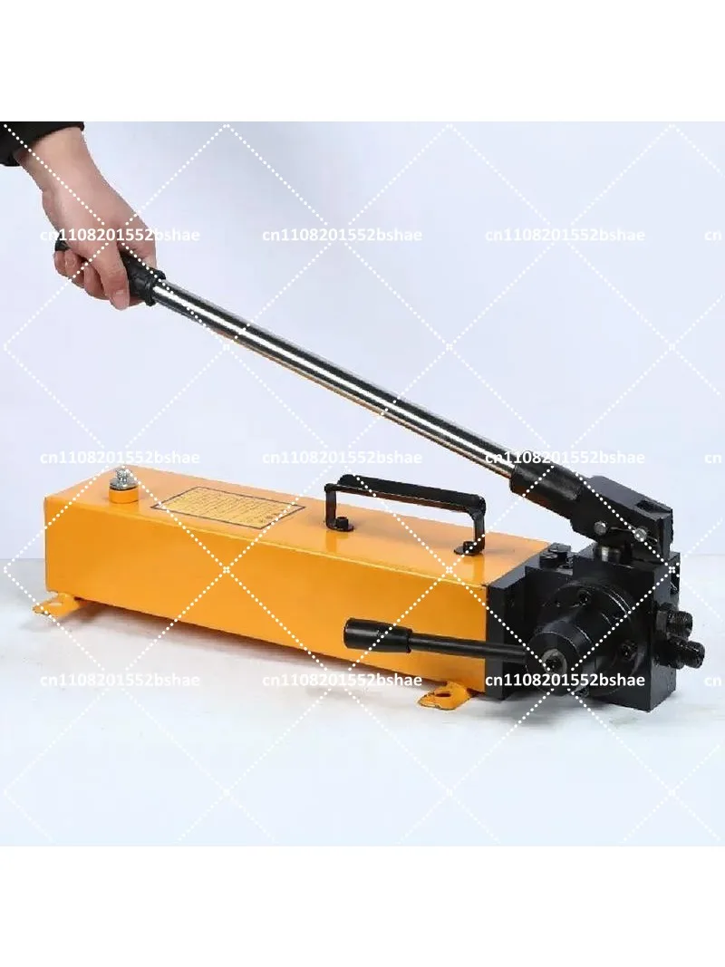 Hydraulic Hand Pump Portable Manual Pressure Test Tool for Oil Feed Single Double Acting