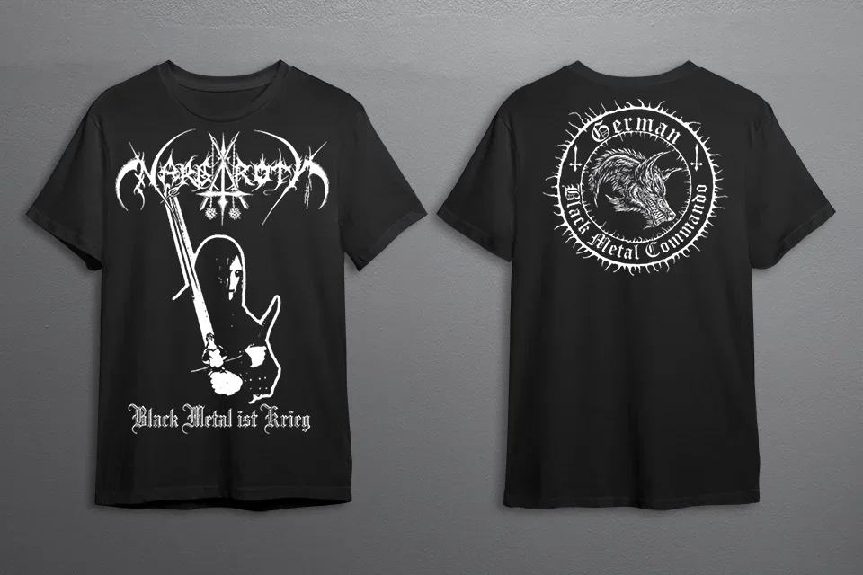 Nargaroth Black Meettal Band Black Meettal Ist Krieg T-Shirt S-2XL