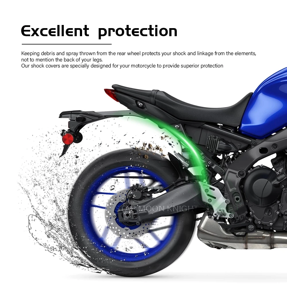 MT09 Motorcycle Rear Shock Absorber Guard For Yamaha MT-09 SP 2021-2023 Rear Wheel Hugger Mudguard Splash Guard Shield Cover