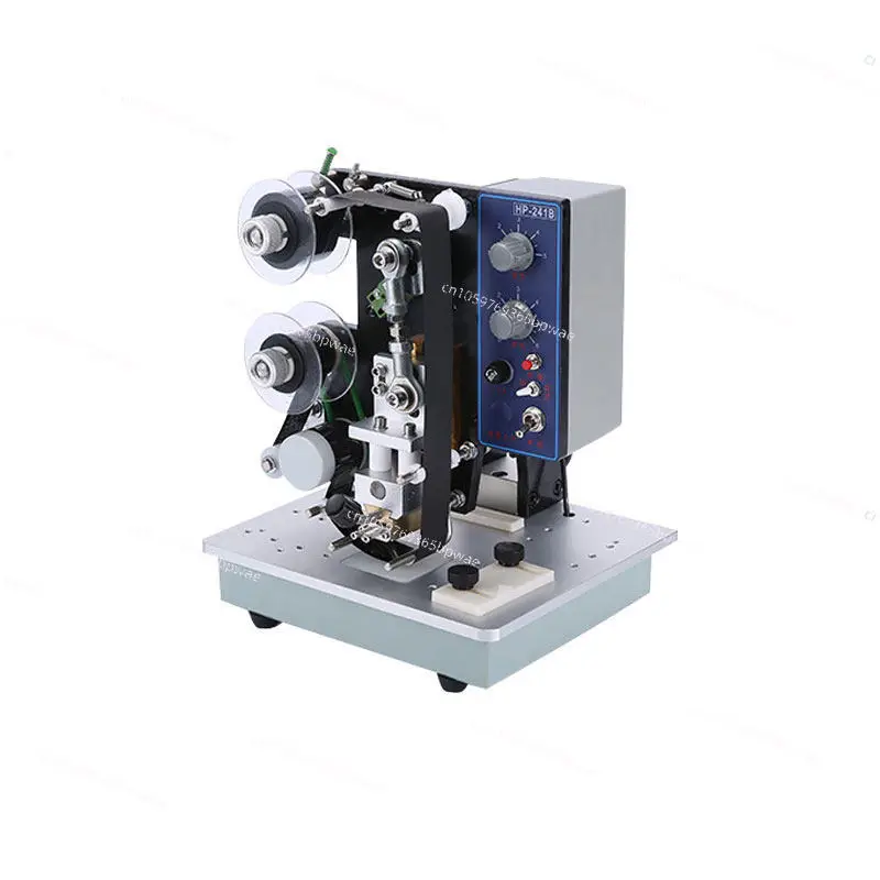 HP241B Production Date Shelf Life Continuous Automatic Color Ribbon Coding Machine